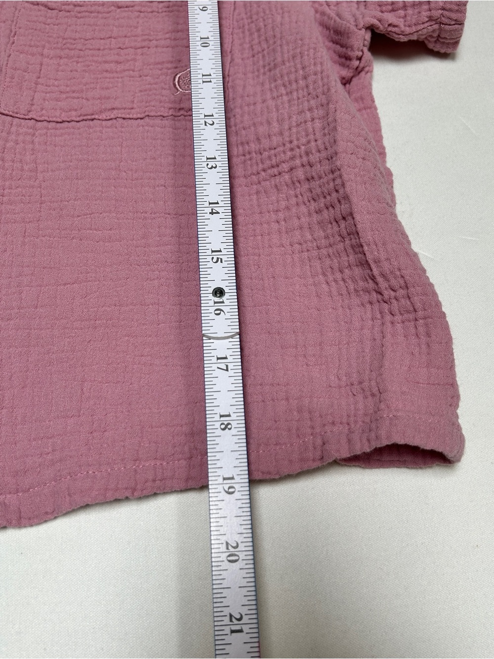 Born Light Pink Two-Piece Short Sleeve Pajama Set - Picture 8 of 15